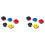 10Pcs Drum Quick-Set Cymbal Mate Quick Release Drum Accessories Mix Color Push- Design Convenient to Use 1