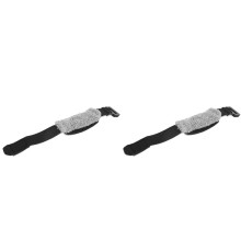 2X Gitarren Bund Saiten Mute Dampen Muter Wraps Akustische Klassische Gitarren Bass Ukulele Instrumente Zubehör Grau