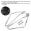 Motorcycle Bracket Bars Rack Steel Chrome for XL883N FXDF 2pcs 7
