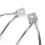 Motorcycle Bracket Bars Rack Steel Chrome for XL883N FXDF 2pcs 8