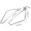 Motorcycle Bracket Bars Rack Steel Chrome for XL883N FXDF 2pcs 13