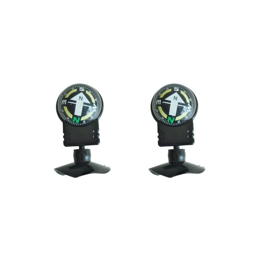 2X Compass Dashboard Dash Mount Navigation Car Boat Truck Suction Black 4712276474916