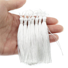 200 Piezas Borlas de Marcador de Hilo de Borlas Suaves Hechas Una Mano de 13 cm / 5 Pulgadas para Hacer Joyas, Proyectos de Bricolaje,