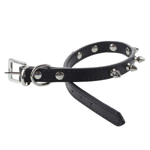 2X Dog Collar Dog Collar Belt Collars Black Adjustable S