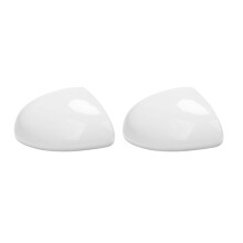 2X Alettone Lato Destro Coperchio Specchietto Retrovisore Shell Cap Housing per 2009-2017 Sharan 2012-2018 2014-2017 Bianca