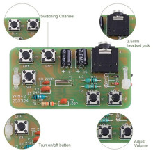 5X 76MHz-108MHz Stereo FM Radio Ontvanger Module FM DIY Elektronische Soldeer Kit Circuit PCB Board Soldeer Praktijk Project