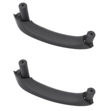 2X Car Interior Inner Door Pull Handle Pull Trim for- F25 F26 X3 X4 2011-2017,Front & Rear Right Side Black