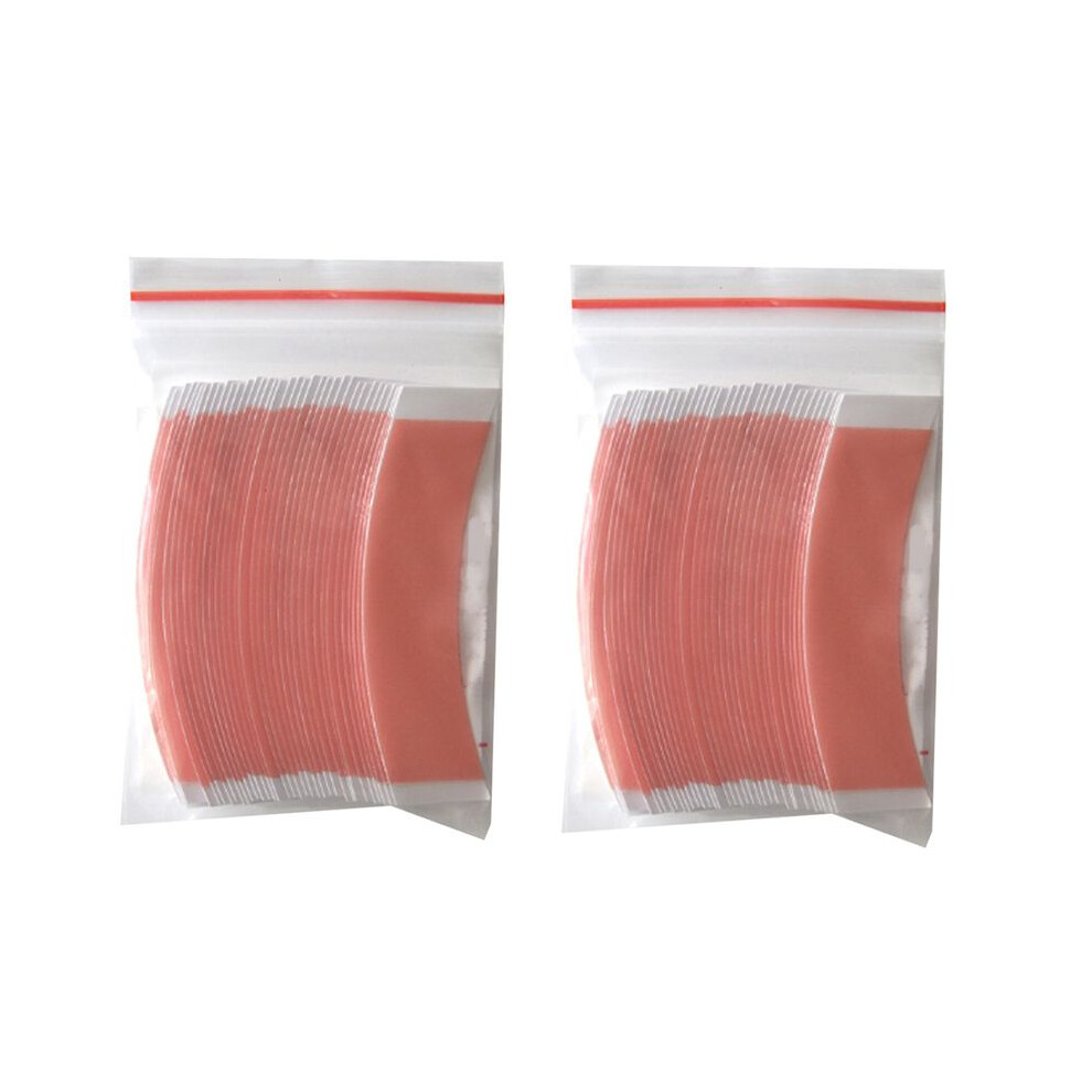 Bobotron 72Pcs/Lot Duo-Tac Super Strong Hair Wig Tape Double Adhesive Extension Strips Waterproof For Toupee Lace Wigs Film C