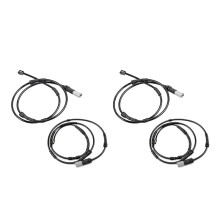 2X Jeu de Capteurs D'Usure de Plaquettes de Frein Avant + Arrière pour X3 F25 X4 F26 Lignes de Frein D'Accessoires de Voiture Automatique