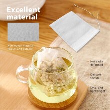 800 Pcs Disposable Tea Filter Bags Empty Cotton Drawstring Seal Filter Tea Bags for Loose Leaf Teal(3.54 x 2.75 Inch)