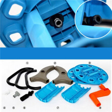 2X Portable 20M Household Garden Water Hose Reel Cart Pipe Storage Car Washer Pipehose Winding Tool Rack Holder