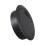 6 Pcs 50mm Diameter Desk Wire Cable Passacavi Passacavo Nero 6