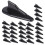 Universal Kit Aile de Spoiler D'Ailerons de Requin de Toit en ABS de Style EVO 1