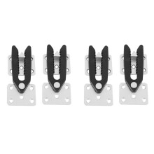 4Pieces Sofa Canape Meubles Sectionnels Joint de Connecteur Style D'Alligator Instantane