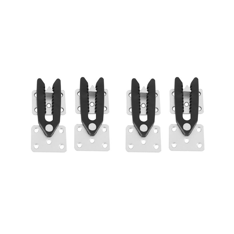 4 Pcs Sofa Couch Sectional Furniture Connector Joint Snap Alligator Style 4713194447075