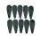 Universal Alettone  per Parabrezza Ad Alette Stile Spoiler Evo-Style 30Pz 7