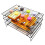 2X 3 Layers Stackable Cooling Rack Metal Cake Cookie Biscuits Bread Cooling Rack Net Mat Holder Dry Cooler for Cooking 5