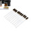 Brass Wire Brush Set Curved Handle 10pcs Nozzle 1