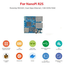2X für NanoPi R2S Router Single Board Rockchip RK3328 Quad-Core Cortex-A53 Gigabit Ethernet Development Board
