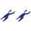 2X Nail Clamp Nailing Assistant Nailing Clamp Hammer Protector Nail Fixing Tool 1