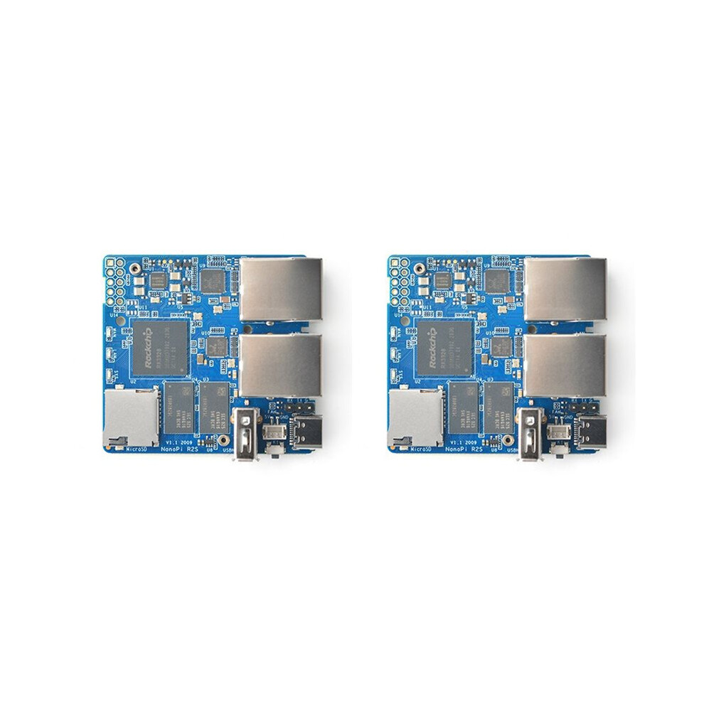 Photos - Router Jojomino 2X for NanoPi R2S  Single Board Rockchip RK3328 Quad-Core Cortex-A53 Gigabit Ethernet Development Board 
