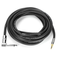 6,35 mm männlich auf 3,5 mm männlich Stereo-Audiokabel 5 m / 16,4 ft
