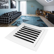 35x35cm Aluminium Wand-Giebelabdeckung mit Gitter – Wetterfest, einfach zu montieren