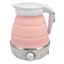 850W 600ml Faltbarer Elektrischer Wasserkocher Zusammenklappbarer Silikon-Reise-Wasserkocher