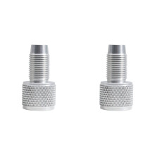 2X One Way Adapter M16x1.5 Threads CO2 Saver Adapter 88G 90G CO2 Saver Adapter Silver