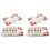 Conjunto de Jogos Americanos com 12 Poinsétias de Natal Bordadas e Design de Azevinho, Decoração de Mesa de Natal de 11 X 17 Polegadas 1