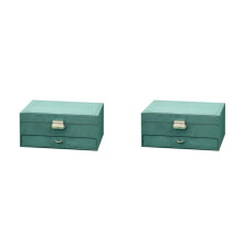 2X Sieradendoosorganisator, Grote Ketting Sieraden Opbergorganisator met Ladeslot Dames Sieraden Displayhouder