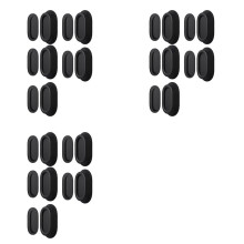 Lot de 15 Supports de Télécommande Magnétiques Muraux en Silicone pour Télécommande et Chargeur de Télécommande TV