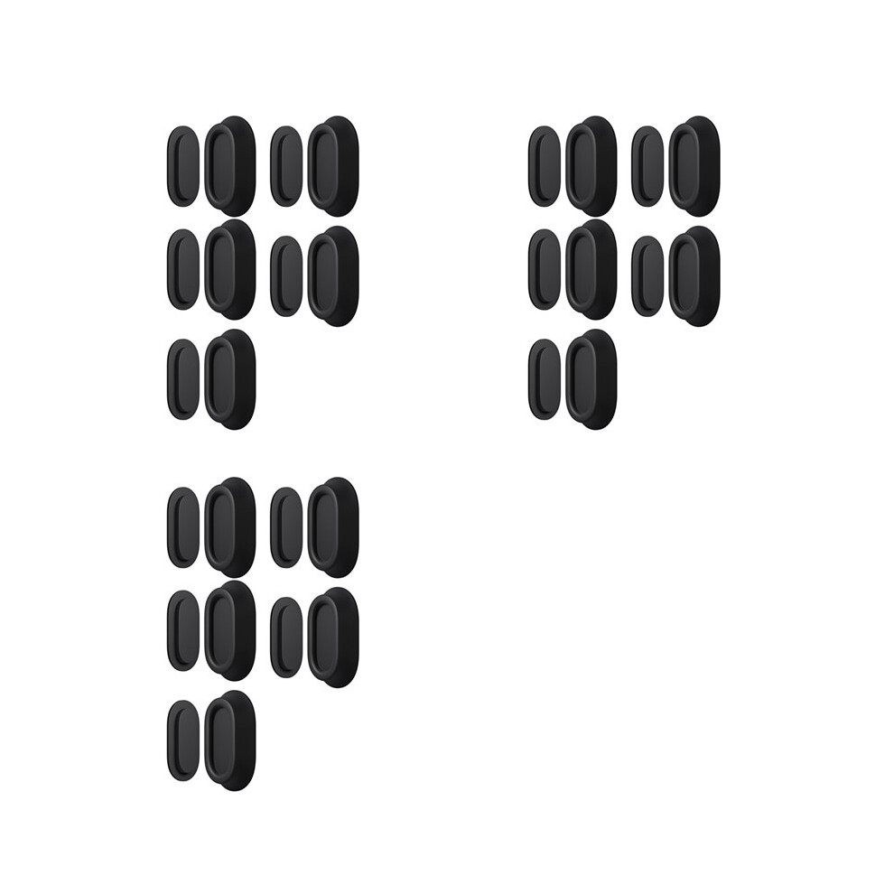 15 Pack Magnetic Remote Control Holder Wall Mount, Silicone Remote Control Organizer Adhesive Tv Remote Charger Holder 6033000116482