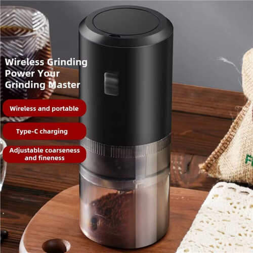 2X Portable Electric Coffee Grinder - USB-C Rechargeable, Ceramic Grinding Core, Efficient Coffee Bean Milling Tool 2