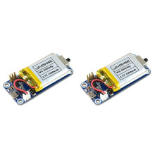 2X Waveshare USV-Modul für Raspberry Pi Zero-Netzteil mit Batterie das USV-Netzteilmodul Unterstützt das Laden und Entladen