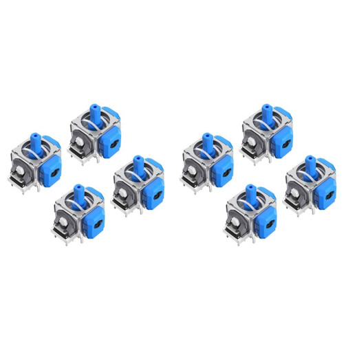 8Pcs for PS5 TMR Electromagnetic Anti Drift Joystick Controller Repair Replacement Gaming Accessories