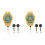 2X Retractable Spring Balancer, Bearing Spring Tool Load Balancer 4 Feet Adjustable Cable Retractor 6.6-11lbs (3-5kg) 1