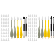 92pc Art Blending Stump Sketch Drawing Tools, Double Headed Drawing Art Blender Pencil Sketch Scraper Tools for Blending