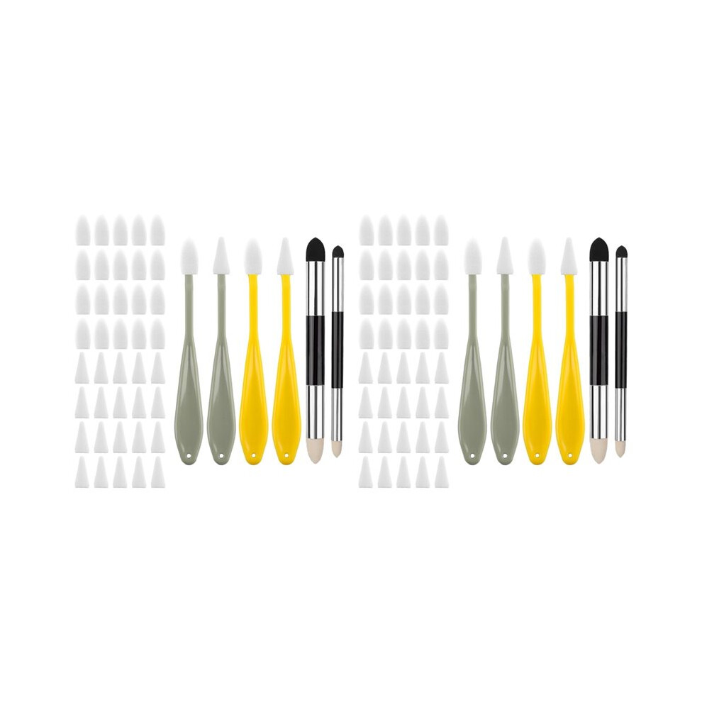 92Pc Art Blending Stump Sketch Drawing Tools, Double Headed Drawing Art Blender Pencil Sketch Scraper Tools For Blending 4711164521992
