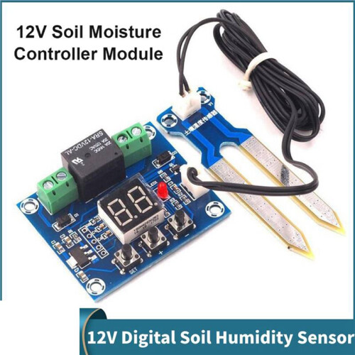 10Pcs 12V Digital Auto Watering Module Soil Humidity Sensor Controller Soil Moisture Test Irrigation System Detector 2