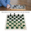 Portable 50cm Chess Set With Checkers and Bag 1