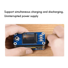 2X Waveshare USV-Modul für Raspberry Pi Zero-Netzteil mit Batterie das USV-Netzteilmodul Unterstützt das Laden und Entladen