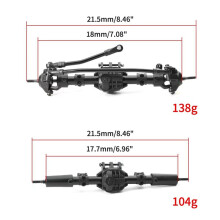 4Pcs Front and Rear Differential Axle for Axial SCX10 II 90046 90047 1/10 RC Crawler Car Upgrade Parts Accessories