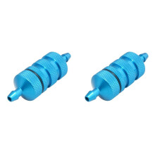 2X Aluminum Alloy Fuel Filter Nitro Engine Parts 80118 Fuel Tank Spare Parts for HSP 1/8 RC Model Car Redcat Himoto HPI