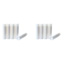 10 Korkfett Tuben Korkfett für Flöte Oboe Klarinette Saxophon Reed Instruments (Weiß)