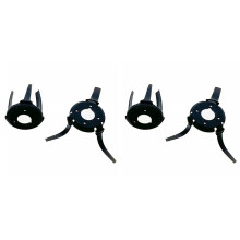 4X Amortisseurs en Caoutchouc Non CoupéS LatéRaux de Cardan pour 3 Pro Coussin D'Amortissement Gauche et Droit PièCe de Rechange pour Boule