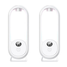 2X Wall Mounted Essential Oil Diffuser Rechargeable Timed Spray Aromatherapy Humidifier Digital Display Air Freshener