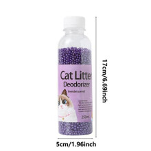 2X 300G Kitten Toilet Cleaning, Cat Litter Deodorant Bead, Artifact Pet Odor Activated Carbon Absorbs, Cat Sand Stink-D