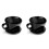 2X Coffee Filter Cup, Single Cup Black Ceramic Coffee Dripper, Reusable Filter Drip Holder S 1