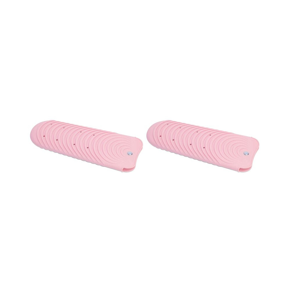 2X  Hair Straightener Pouch,Heat Resistant Mat Holder for Flat Iron Curling Iron Hot Hair Tools